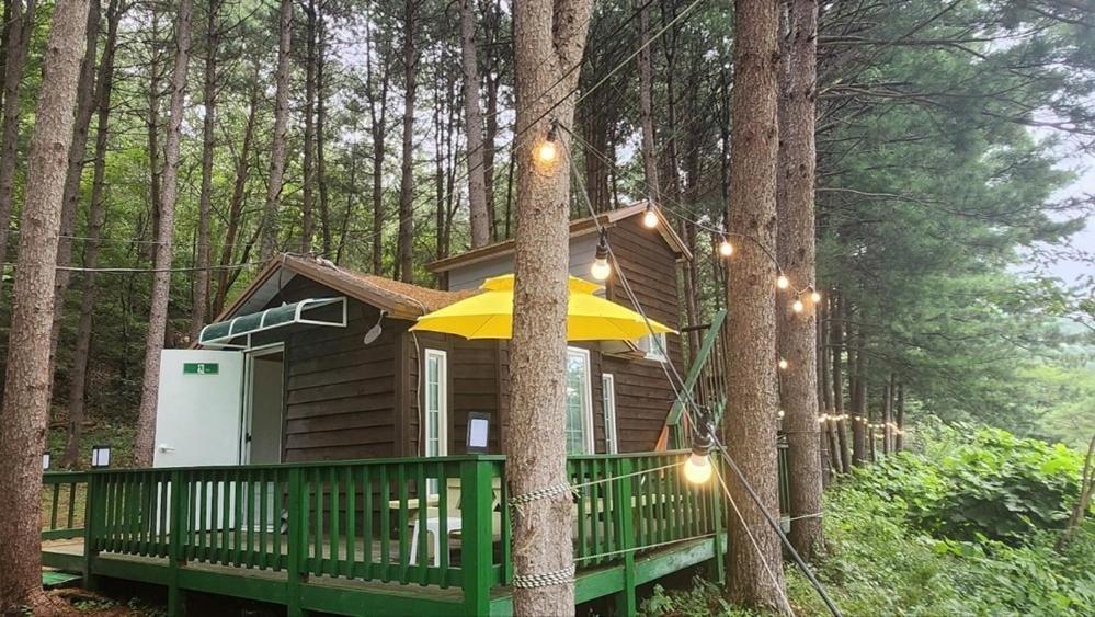 Hongcheon Gongjaksan Recreational Forest Pension Chambre photo